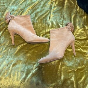 Loeffler Randall Nude Heeled Boots